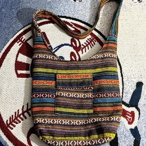 Super cute vintage Bolivian style shoulder bag